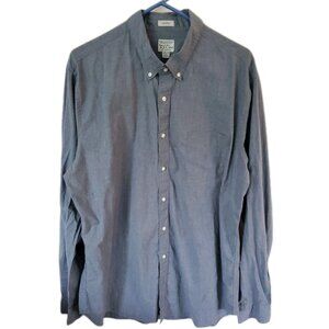 J. Crew Men's Button Down Shirt - Gray